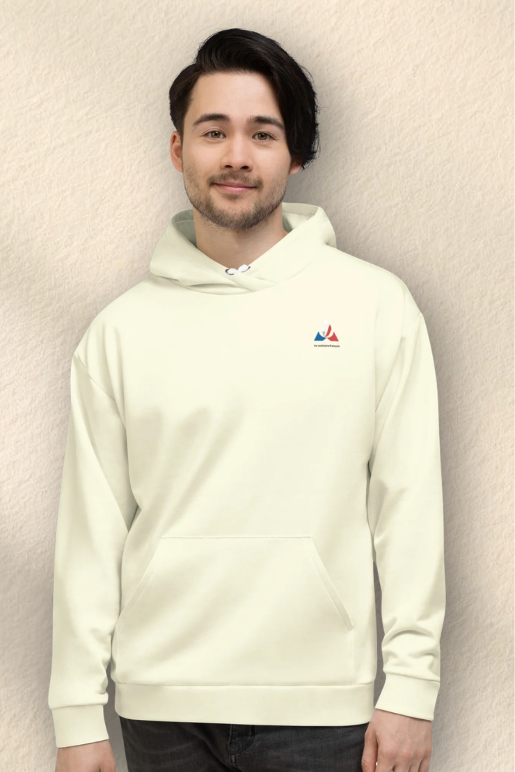 Sweat à Capuche Unisexe jaune pastelle
